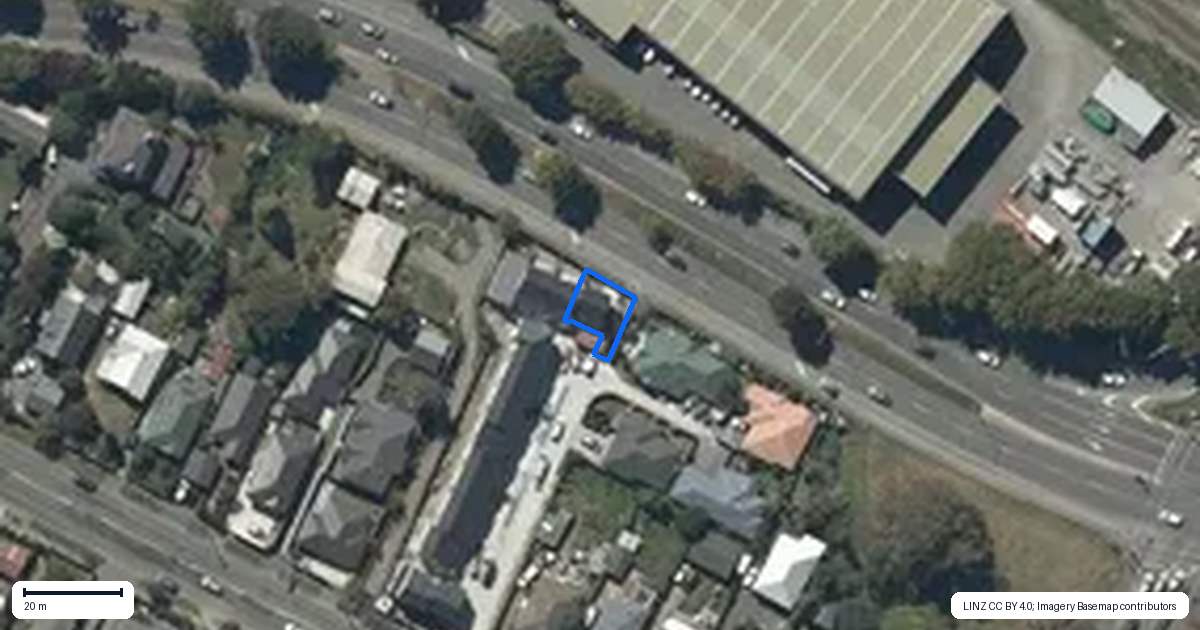 Property context map for 15/55 Opawa Road, Waltham, Christchurch