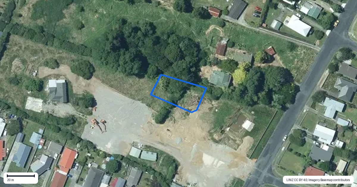 Property context map for 6 Horoeka Street, Inglewood