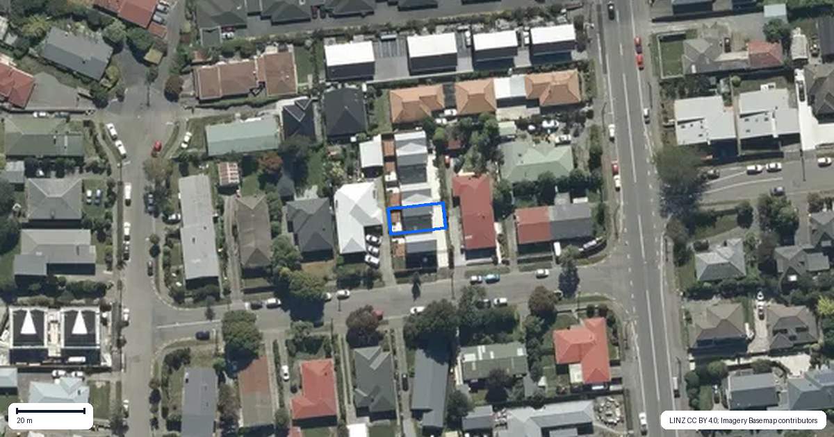 Property context map for 2/6 Kiltie Street, Upper Riccarton, Christchurch