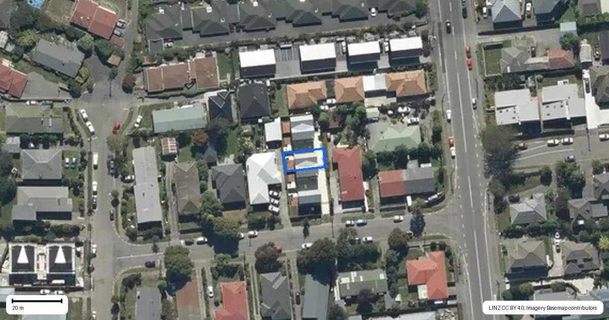 Property context map for 3/6 Kiltie Street, Upper Riccarton, Christchurch