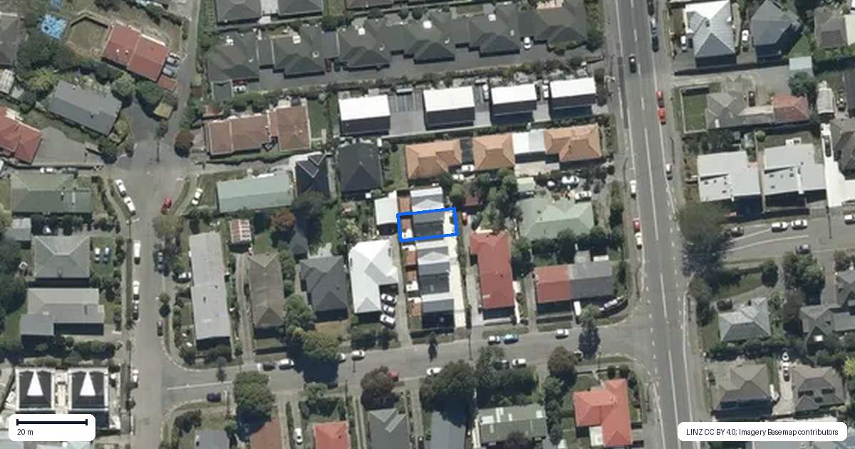 Property context map for 4/6 Kiltie Street, Upper Riccarton, Christchurch