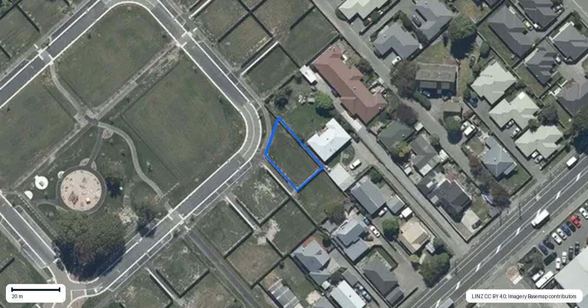 Property context map for 53 Akoranga Place, Hornby, Christchurch