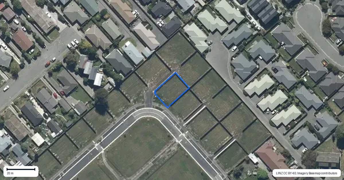 Property context map for 35 Akoranga Place, Hornby, Christchurch