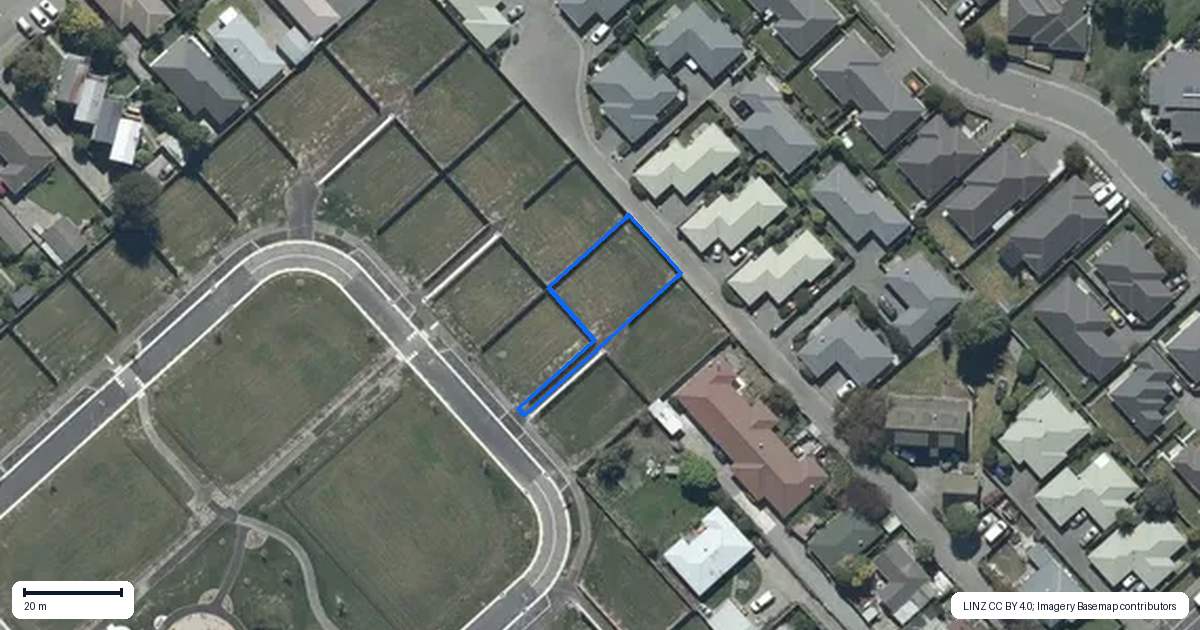 Property context map for 47 Akoranga Place, Hornby, Christchurch