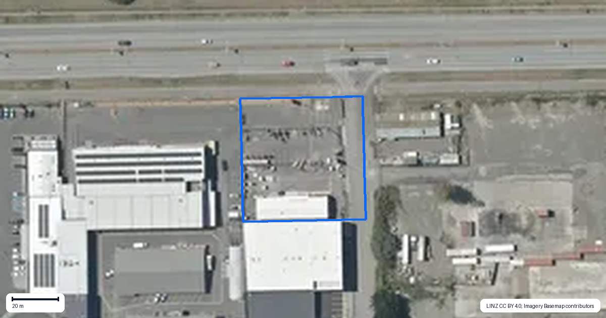 Property context map for 107 Ford Road, Onekawa, Napier
