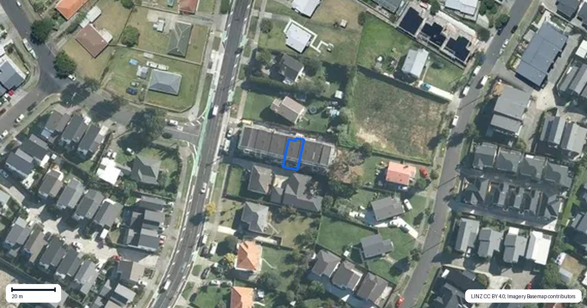 Property context map for 52D Taniwha Street, Wai o Taiki Bay, Auckland
