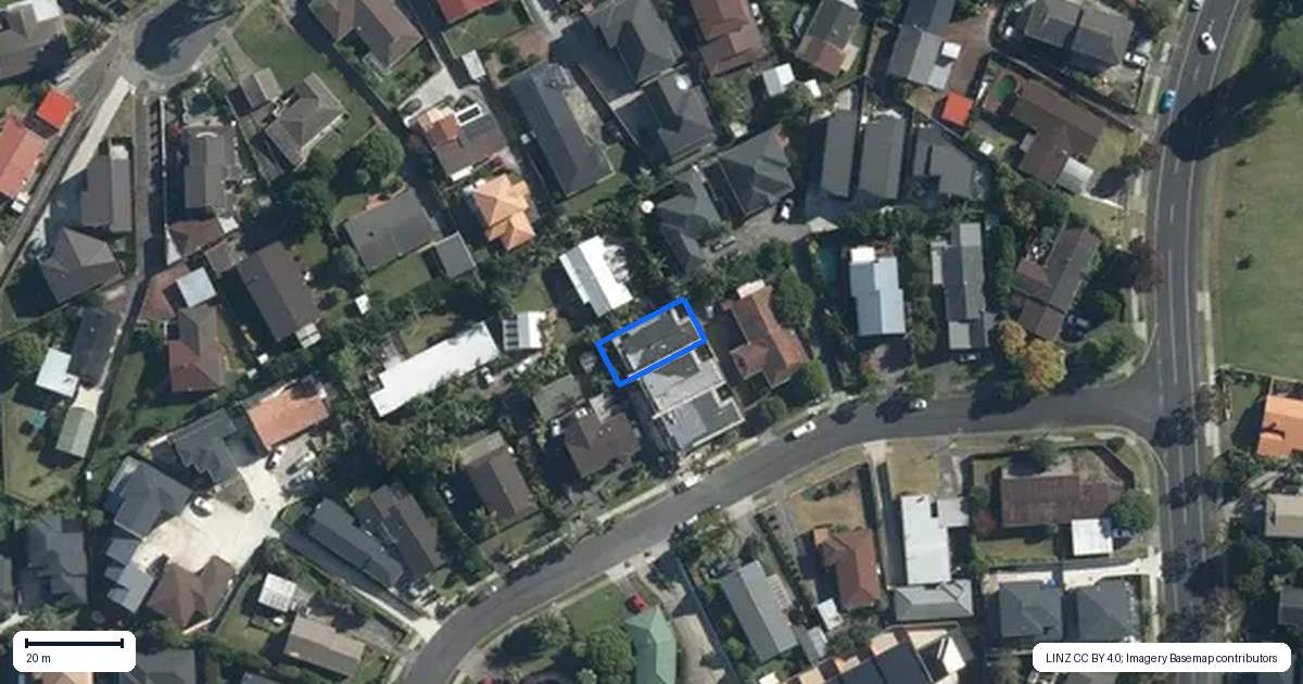Property context map for 50C Jandell Crescent, Bucklands Beach, Auckland