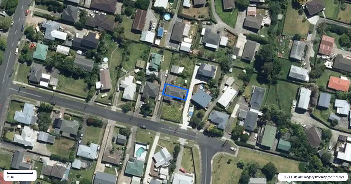 Property context map for 8C Claridge Street, Glen Eden, Auckland