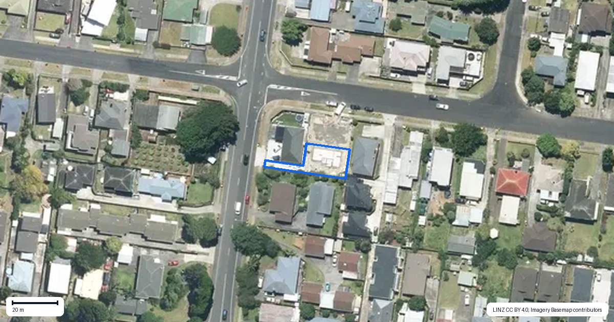 Property context map for 552A Weymouth Road, Weymouth, Auckland