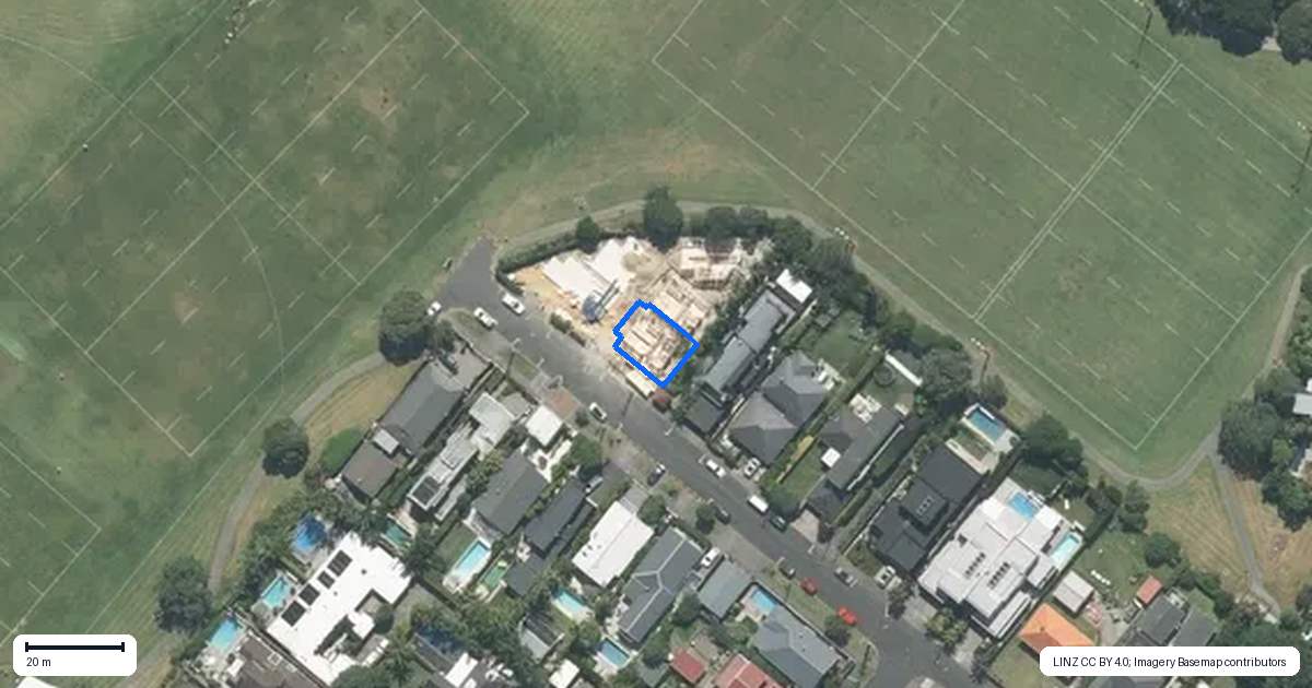 Property context map for 53A Regina Street, Westmere, Auckland