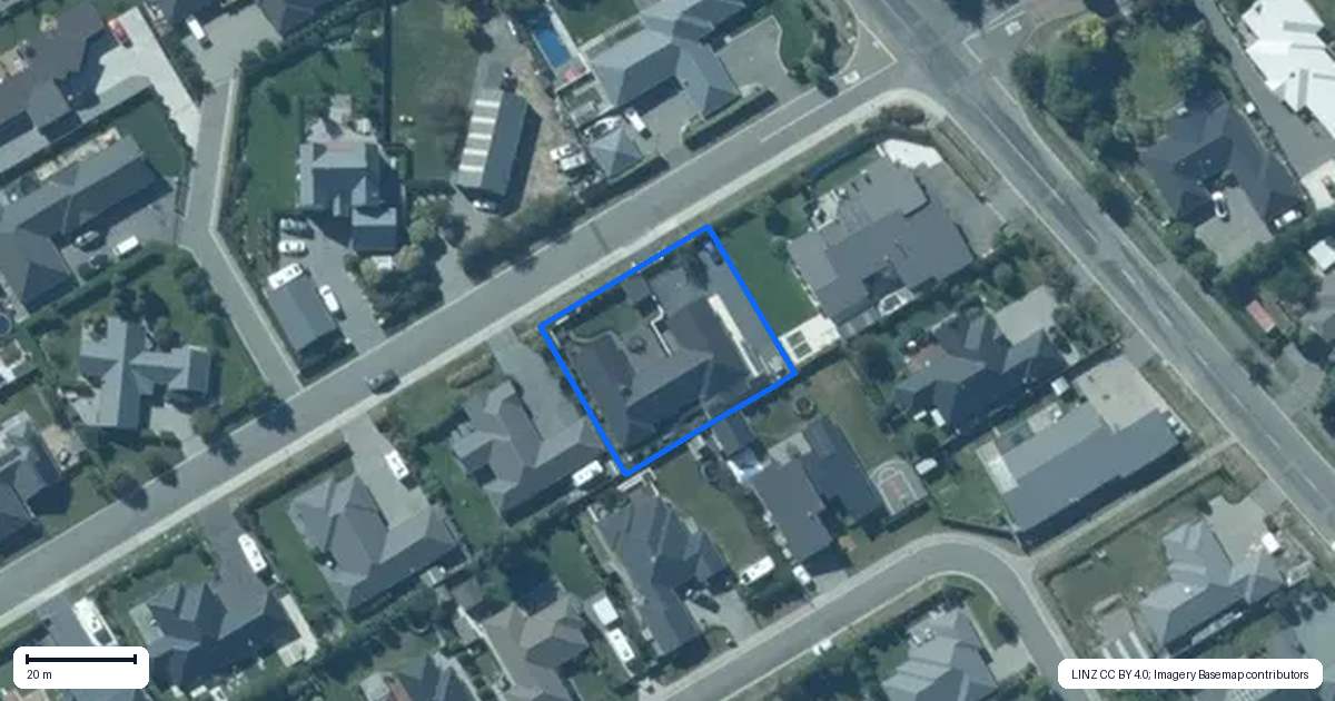 Property context map for 5 Riverstone Drive, Rolleston
