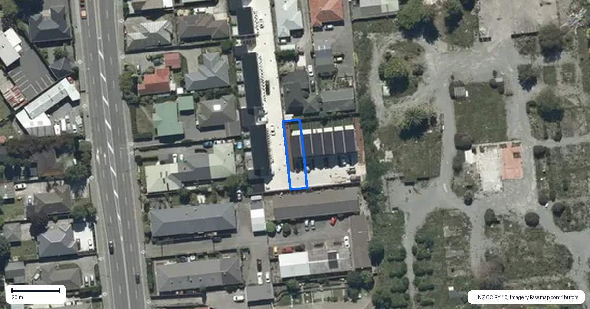 Property context map for 7/29 Main South Road, Sockburn, Christchurch