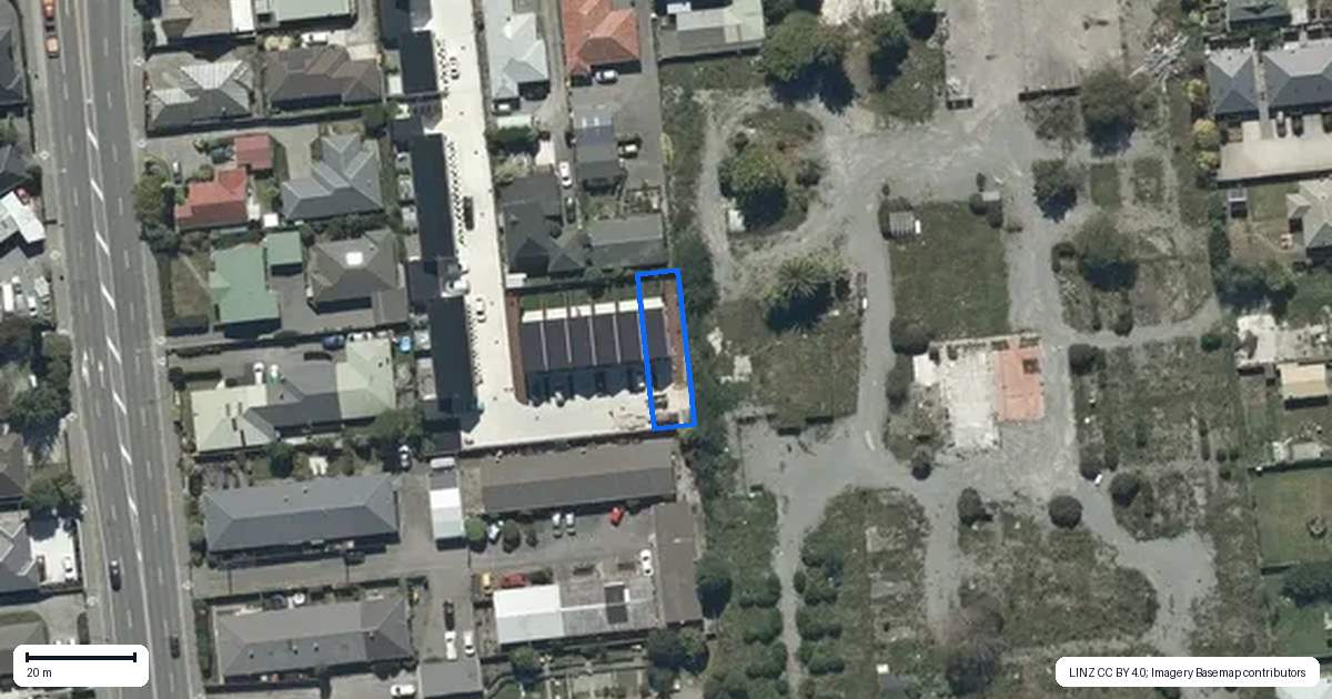 Property context map for 12/29 Main South Road, Sockburn, Christchurch
