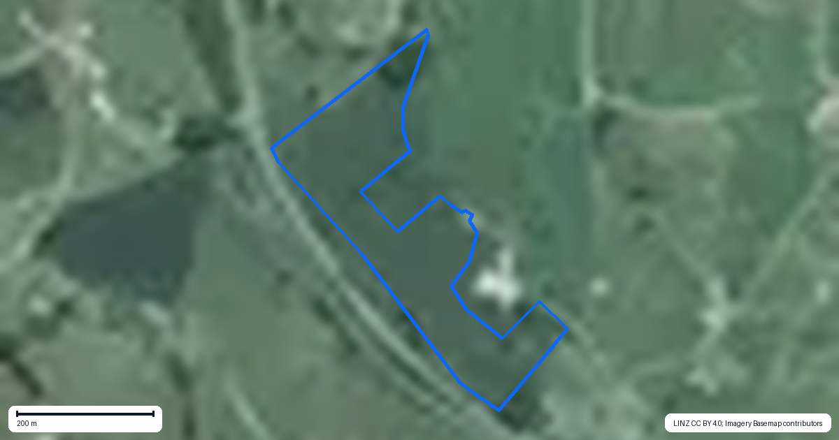 Property context map for 59A Pine Road, Lichfield, Putaruru