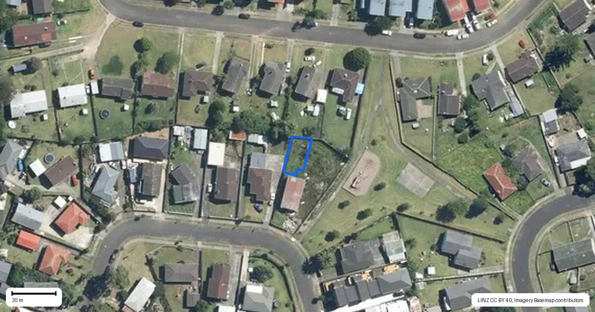 Property context map for 48A Convair Crescent, Mangere, Auckland