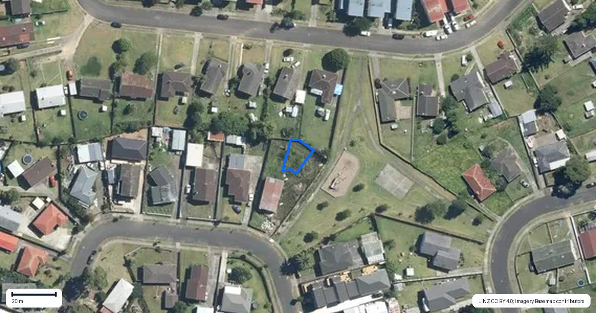 Property context map for 48B Convair Crescent, Mangere, Auckland