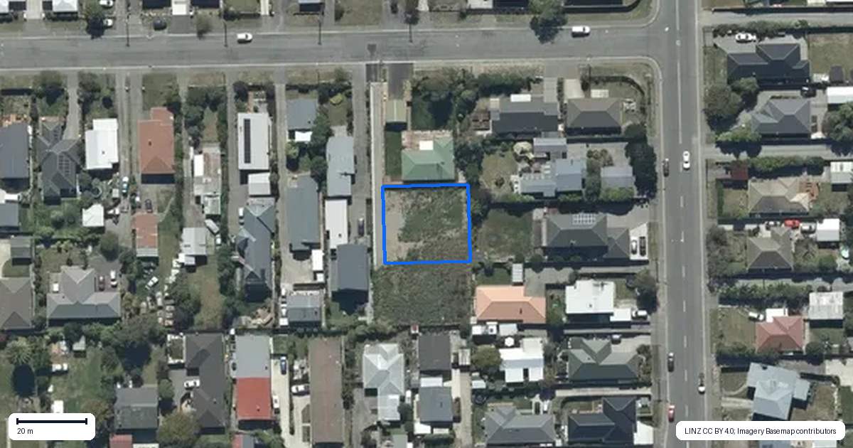 Property context map for 28A Sylvia Street, Parklands, Christchurch