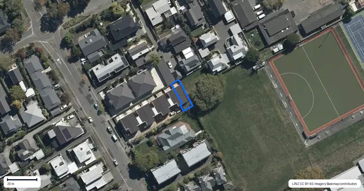 Property context map for 8/44 Winchester Street, Merivale, Christchurch