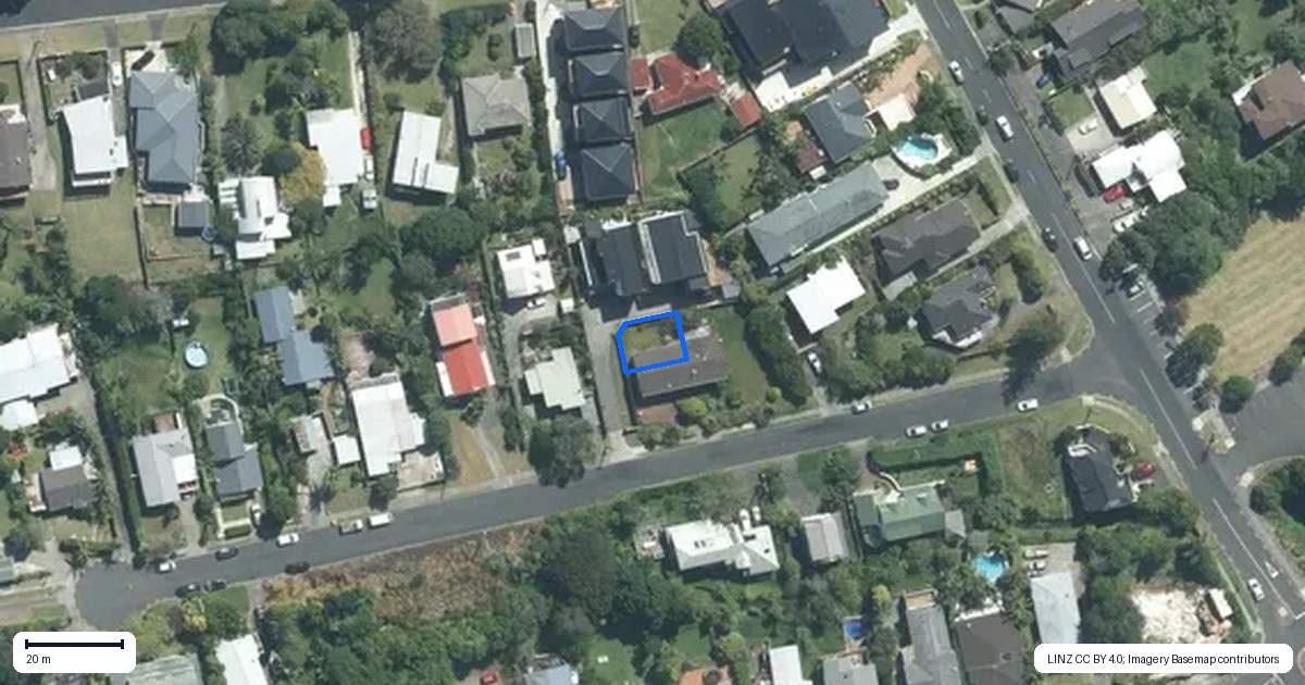 Property context map for 4/1 Montana Avenue, Murrays Bay, Auckland