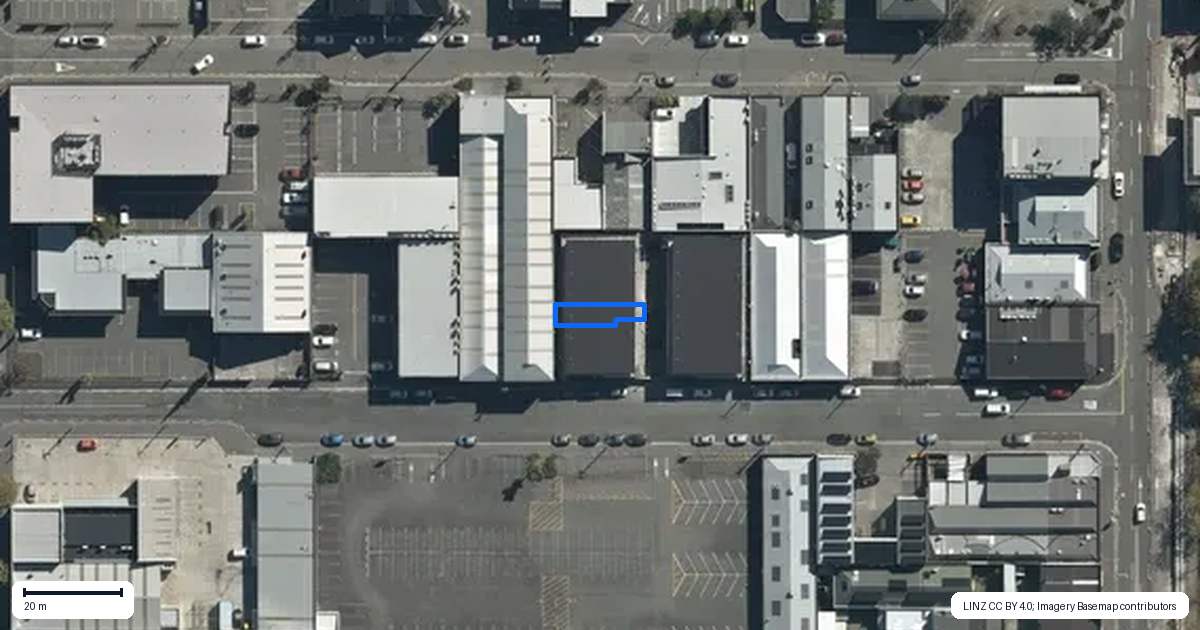 Property context map for 3/23 Allen Street, Christchurch Central, Christchurch
