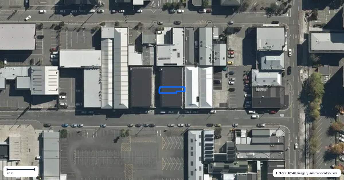 Property context map for 3/31 Allen Street, Christchurch Central, Christchurch