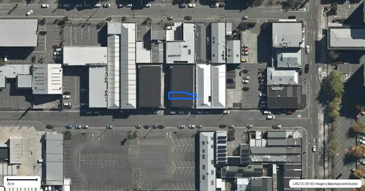 Property context map for 2/31 Allen Street, Christchurch Central, Christchurch