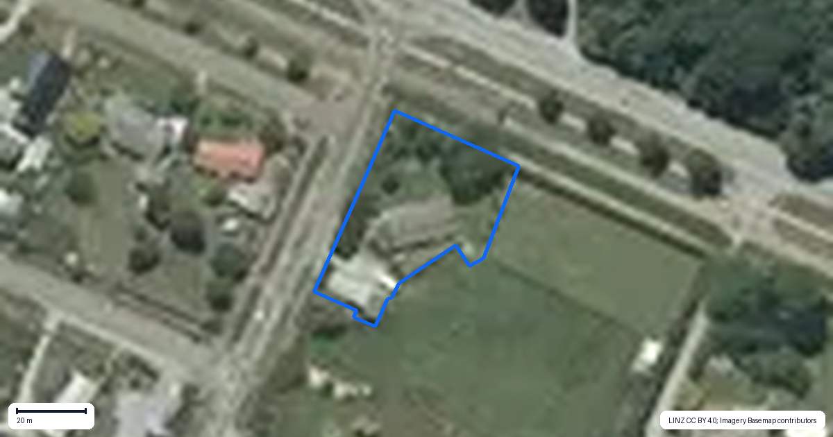 Property context map for 4 Rayner Street, Pleasant Point
