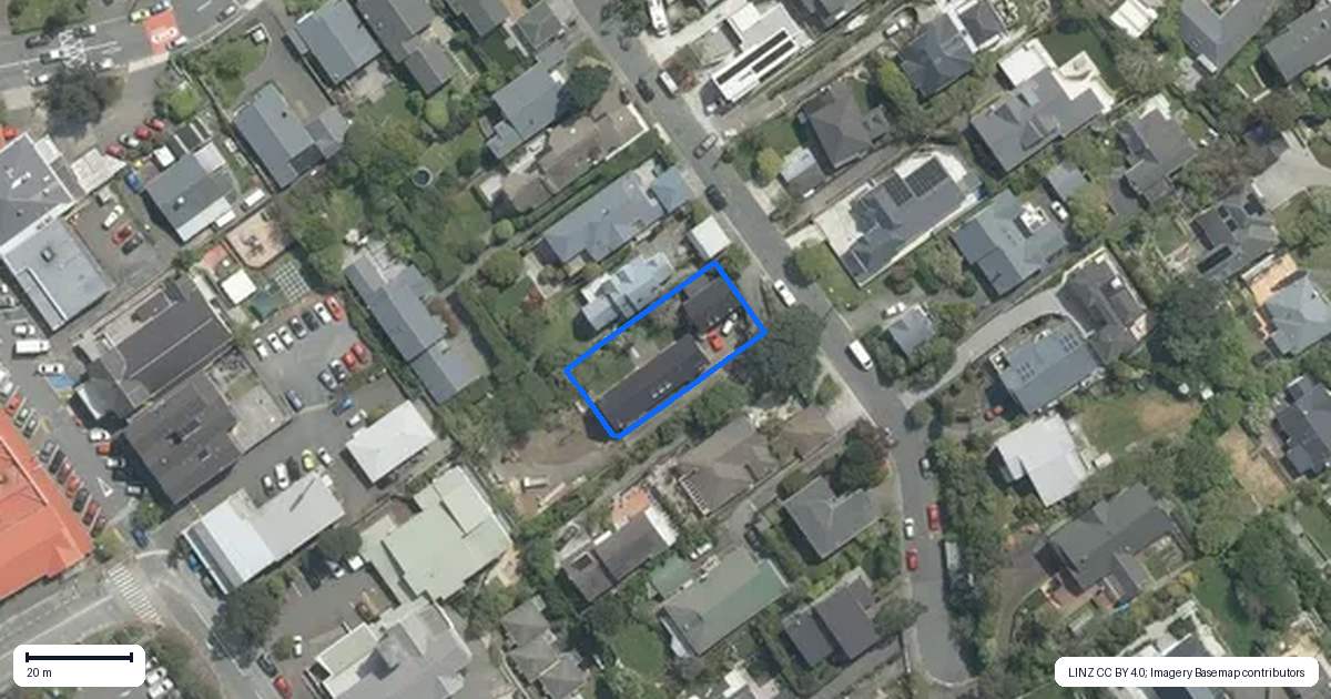 Property context map for 14 Lochiel Road, Khandallah, Wellington
