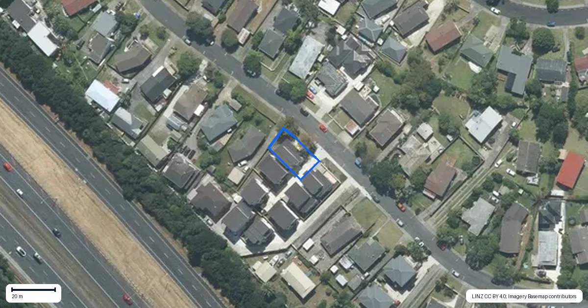 Property context map for 8/46 Cockayne Crescent, Sunnynook, Auckland