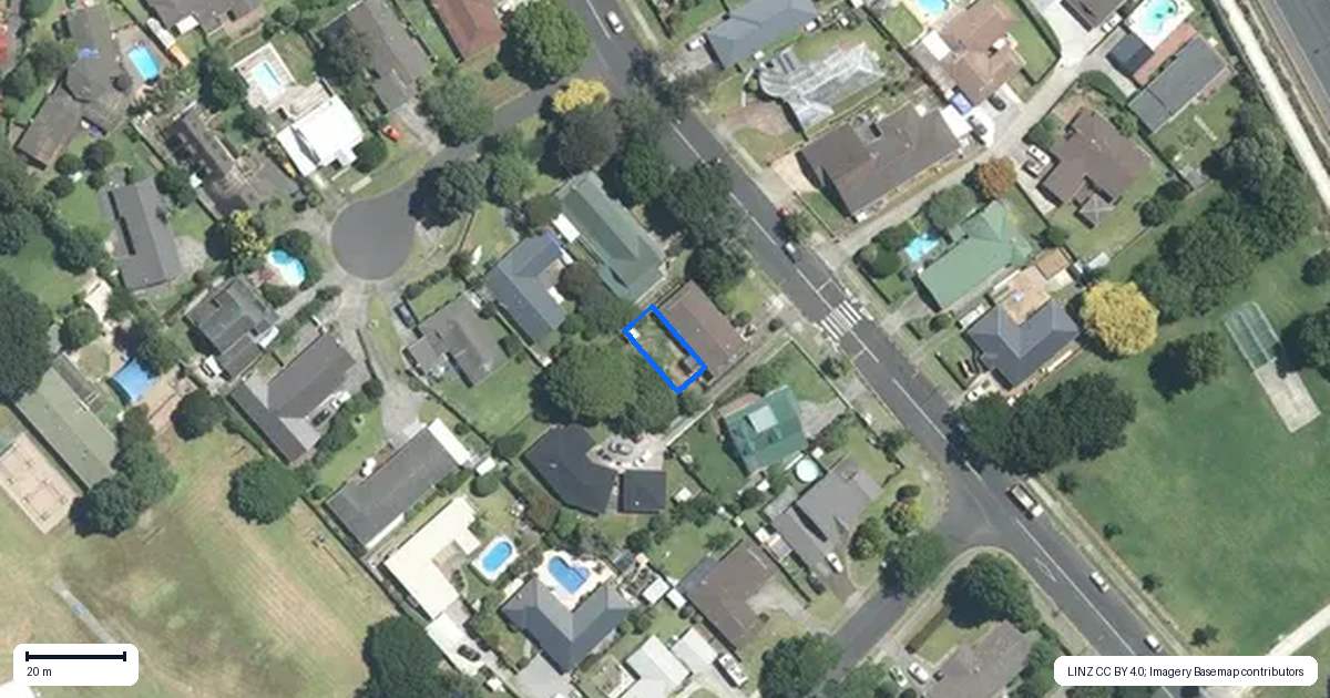 Property context map for 224C Walter Strevens Drive, Conifer Grove, Takanini