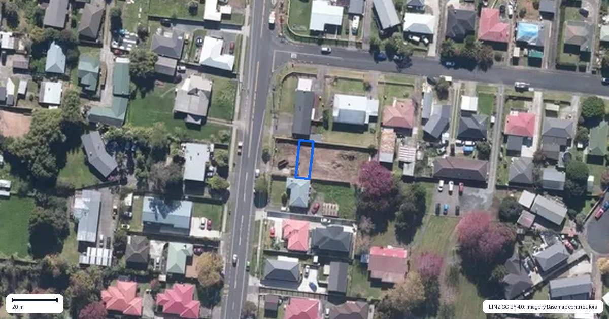 Property context map for 107A Rathgar Road, Henderson, Auckland
