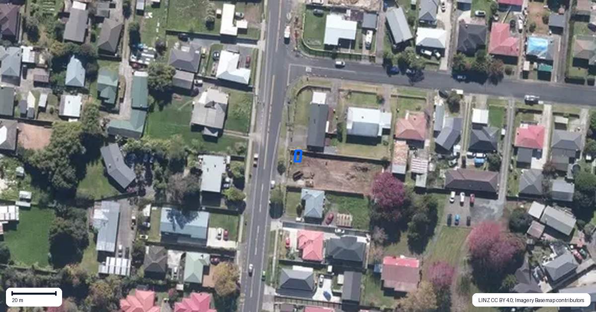 Property context map for 107C Rathgar Road, Henderson, Auckland