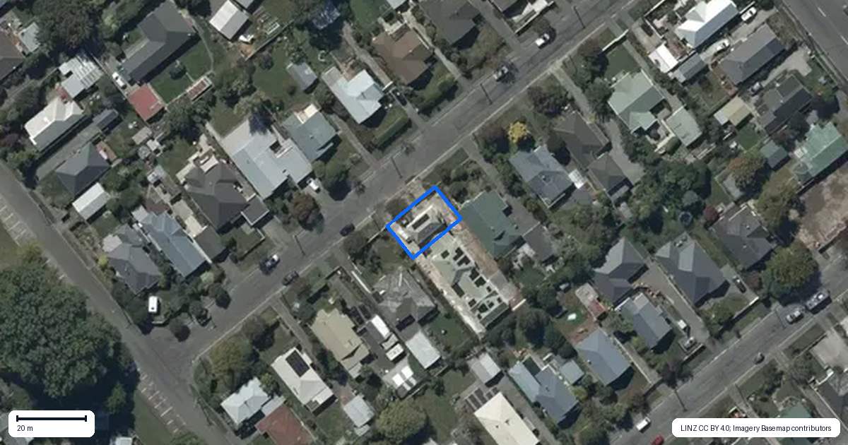 Property context map for 1/16 Stenness Avenue, Somerfield, Christchurch