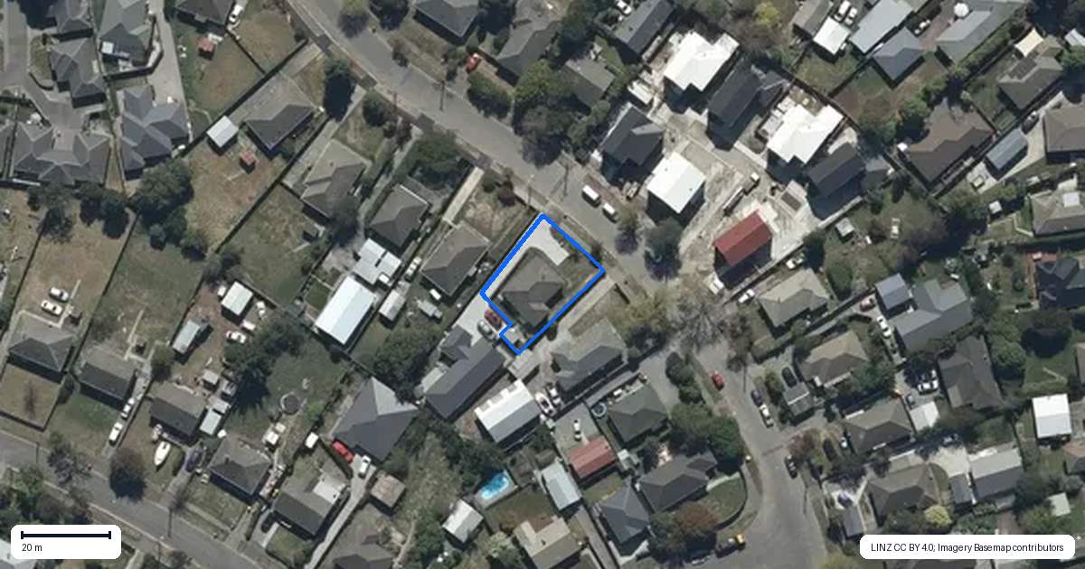 Property context map for 33A Hollyford Avenue, Bryndwr, Christchurch