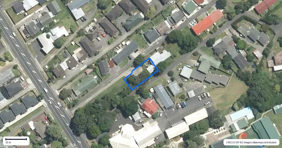 Property context map for 1/142 Great South Road, Manurewa, Auckland