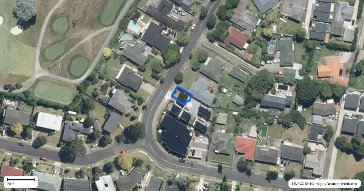 Property context map for 72A Omana Road, Papatoetoe, Auckland