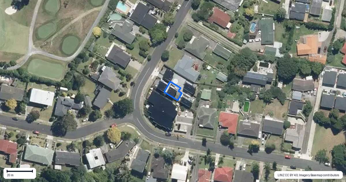 Property context map for 72D Omana Road, Papatoetoe, Auckland