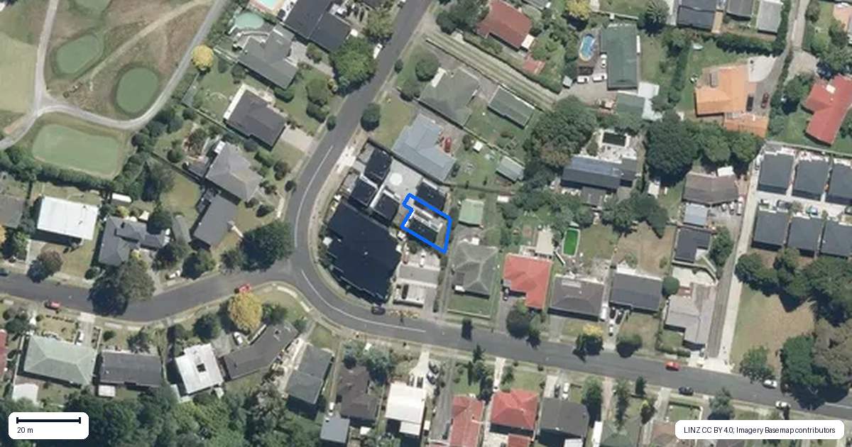 Property context map for 72C Omana Road, Papatoetoe, Auckland