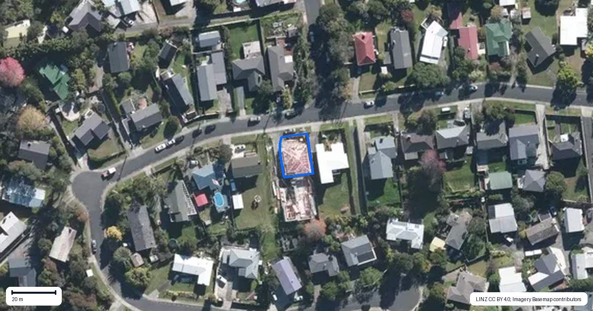 Property context map for 36A Saffron Street, Birkdale, Auckland
