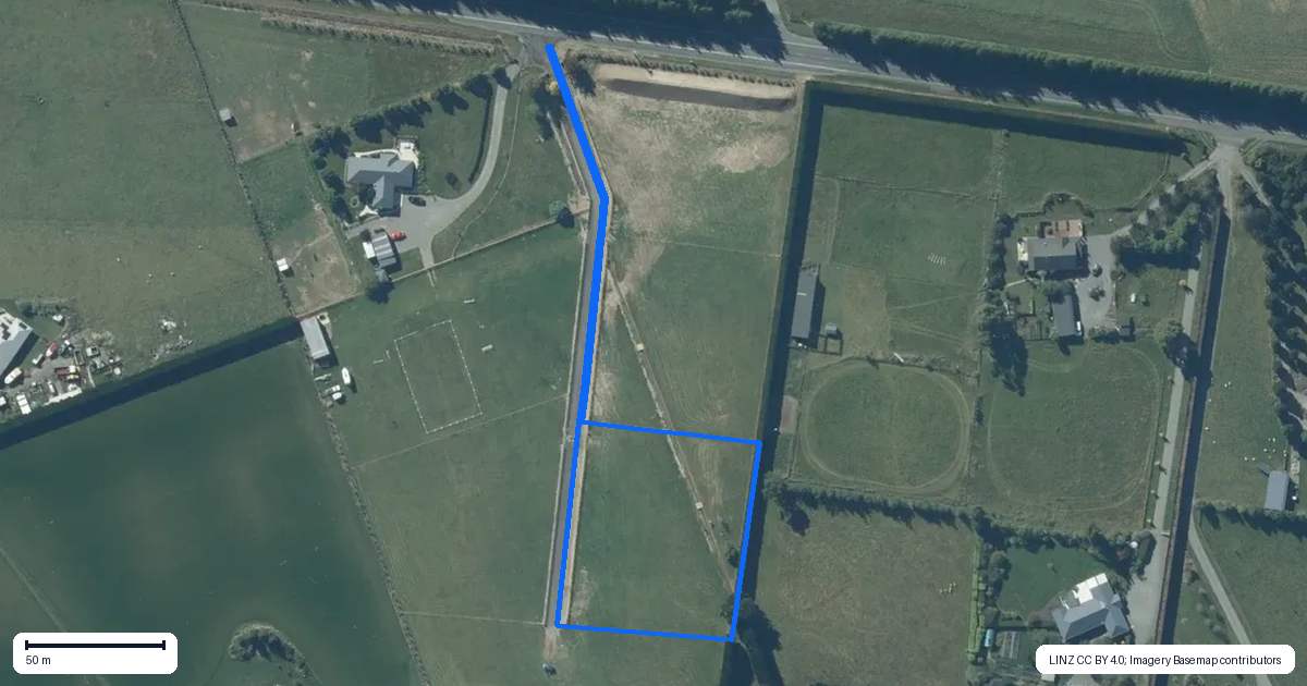 Property context map for 203 Bangor Road, Darfield