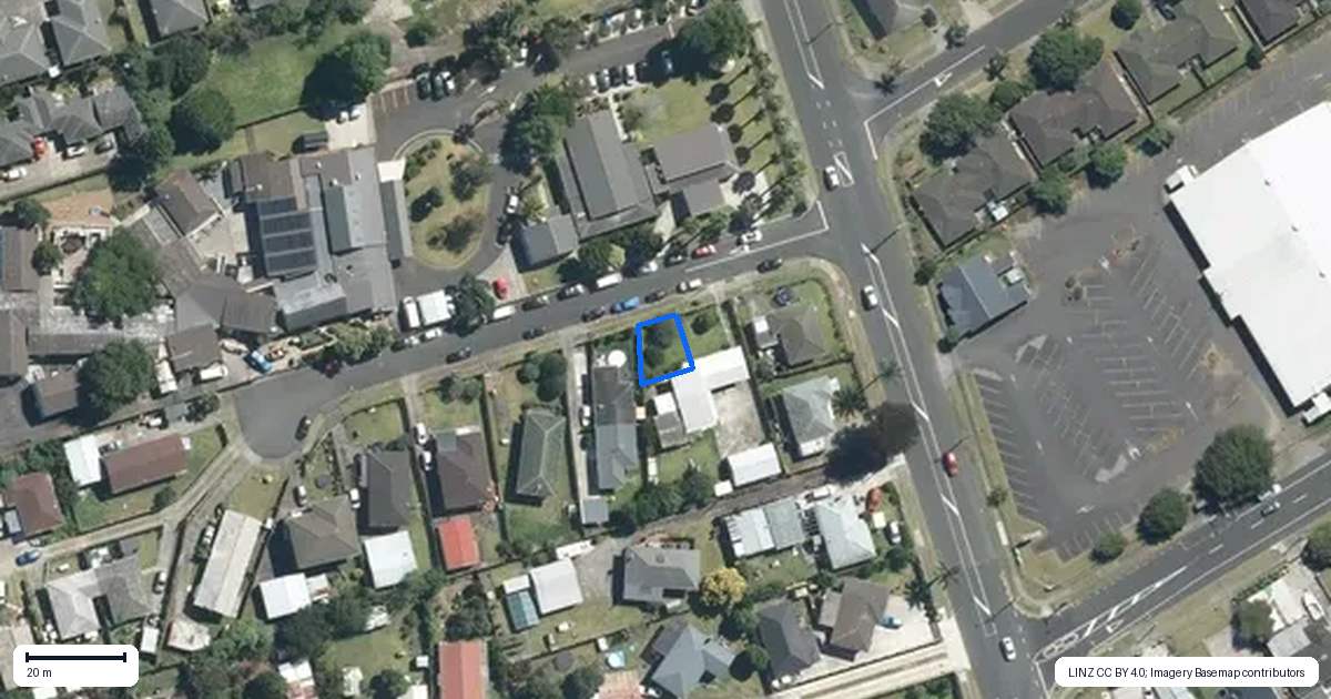 Property context map for 7/4 Bingara Place, Favona, Auckland