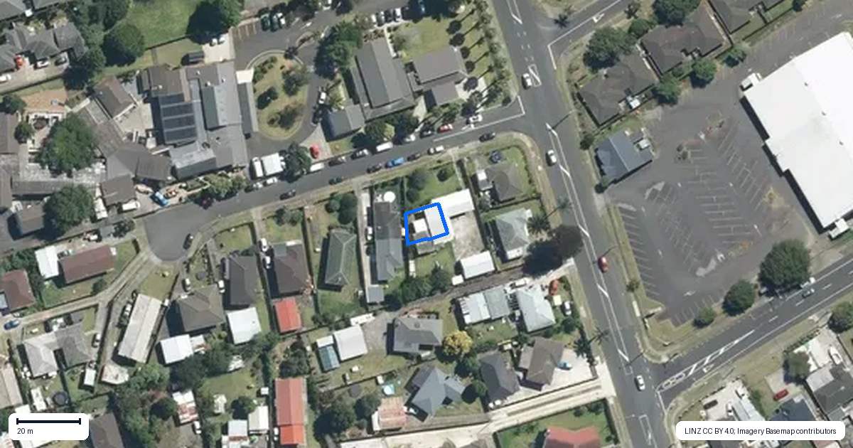 Property context map for 6/4 Bingara Place, Favona, Auckland