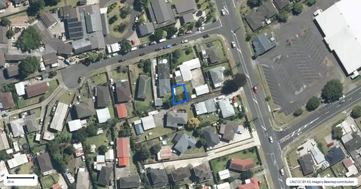 Property context map for 5/4 Bingara Place, Favona, Auckland