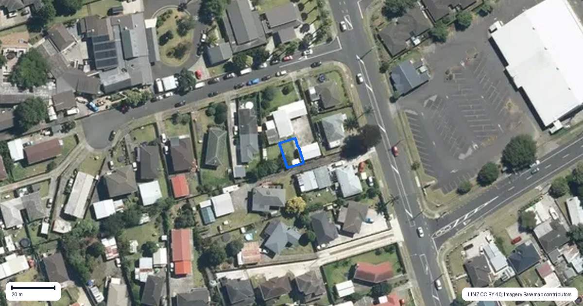 Property context map for 4/4 Bingara Place, Favona, Auckland
