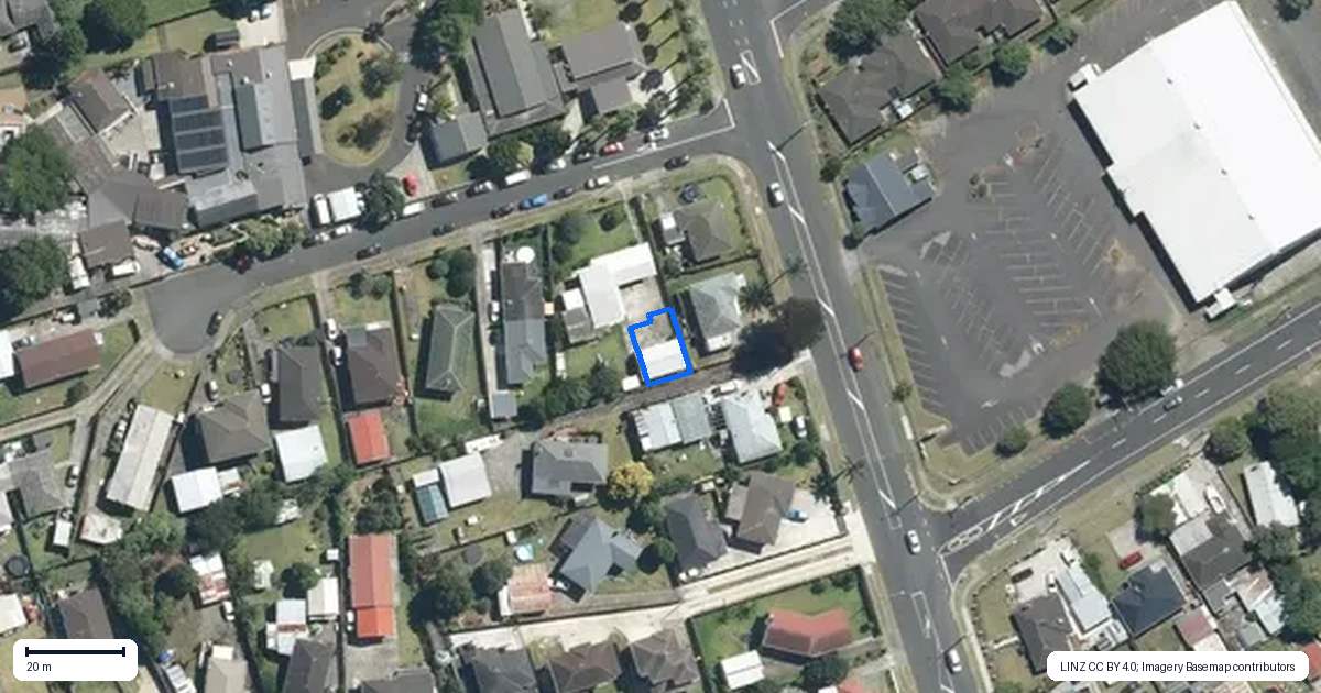 Property context map for 3/4 Bingara Place, Favona, Auckland