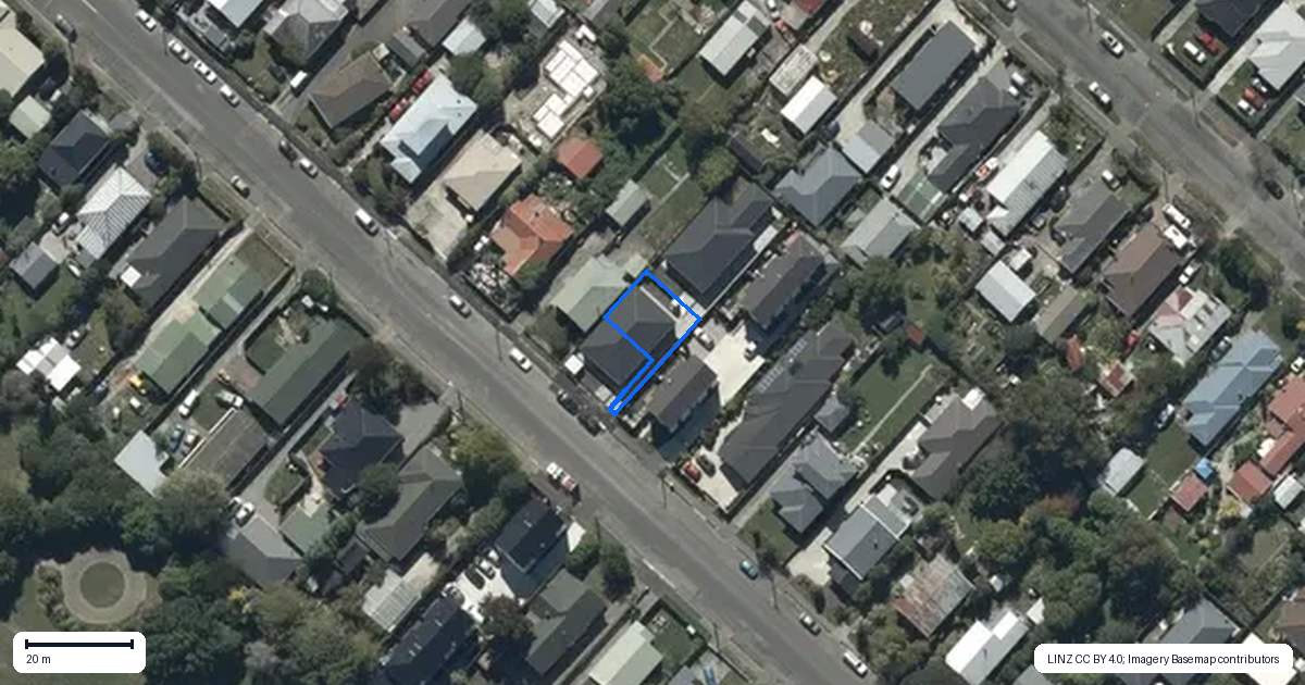 Property context map for 2/29 Wyon Street, Linwood, Christchurch