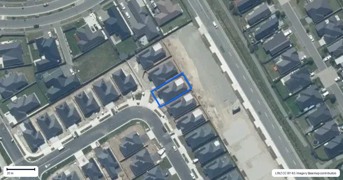 Property context map for 61 Ashurst Crescent, Rolleston