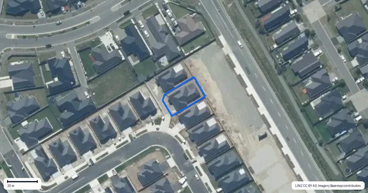 Property context map for 59 Ashurst Crescent, Rolleston