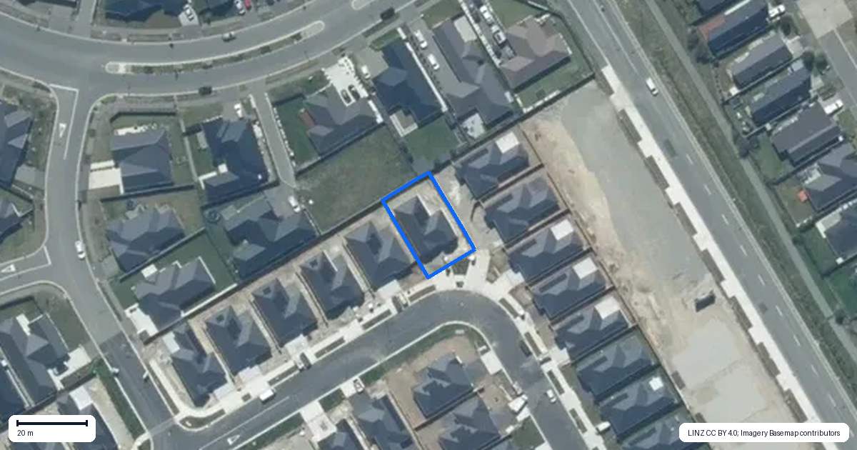 Property context map for 55 Ashurst Crescent, Rolleston