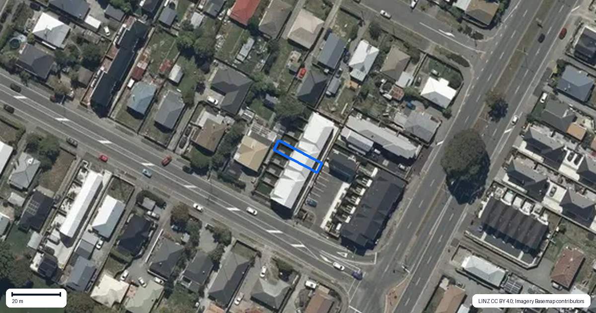 Property context map for 5/79 Harrow Street, Phillipstown, Christchurch
